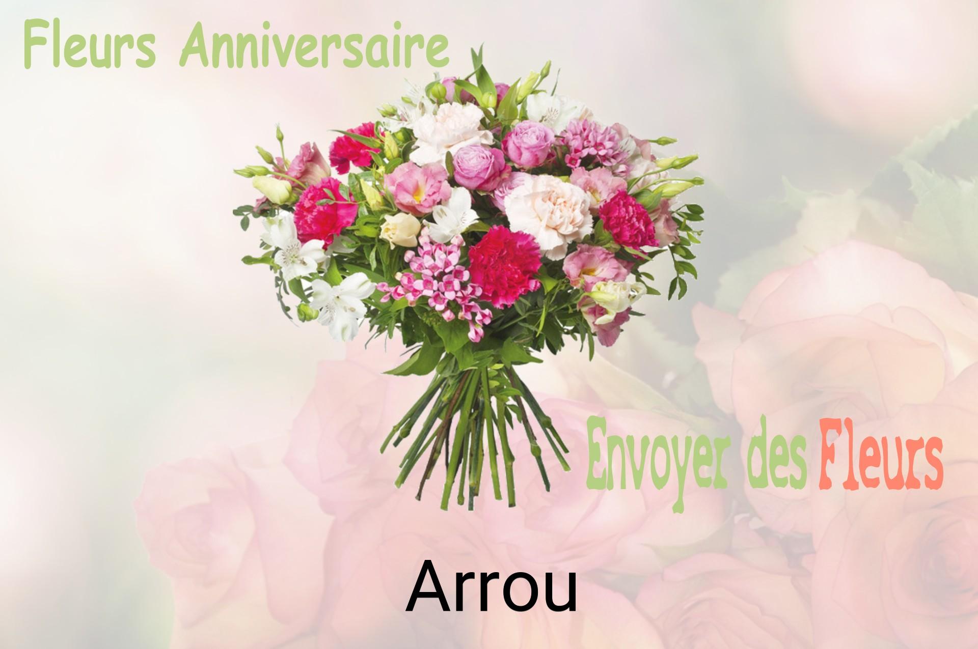 Bouquet de fleurs d’anniversaire livré à Arrou