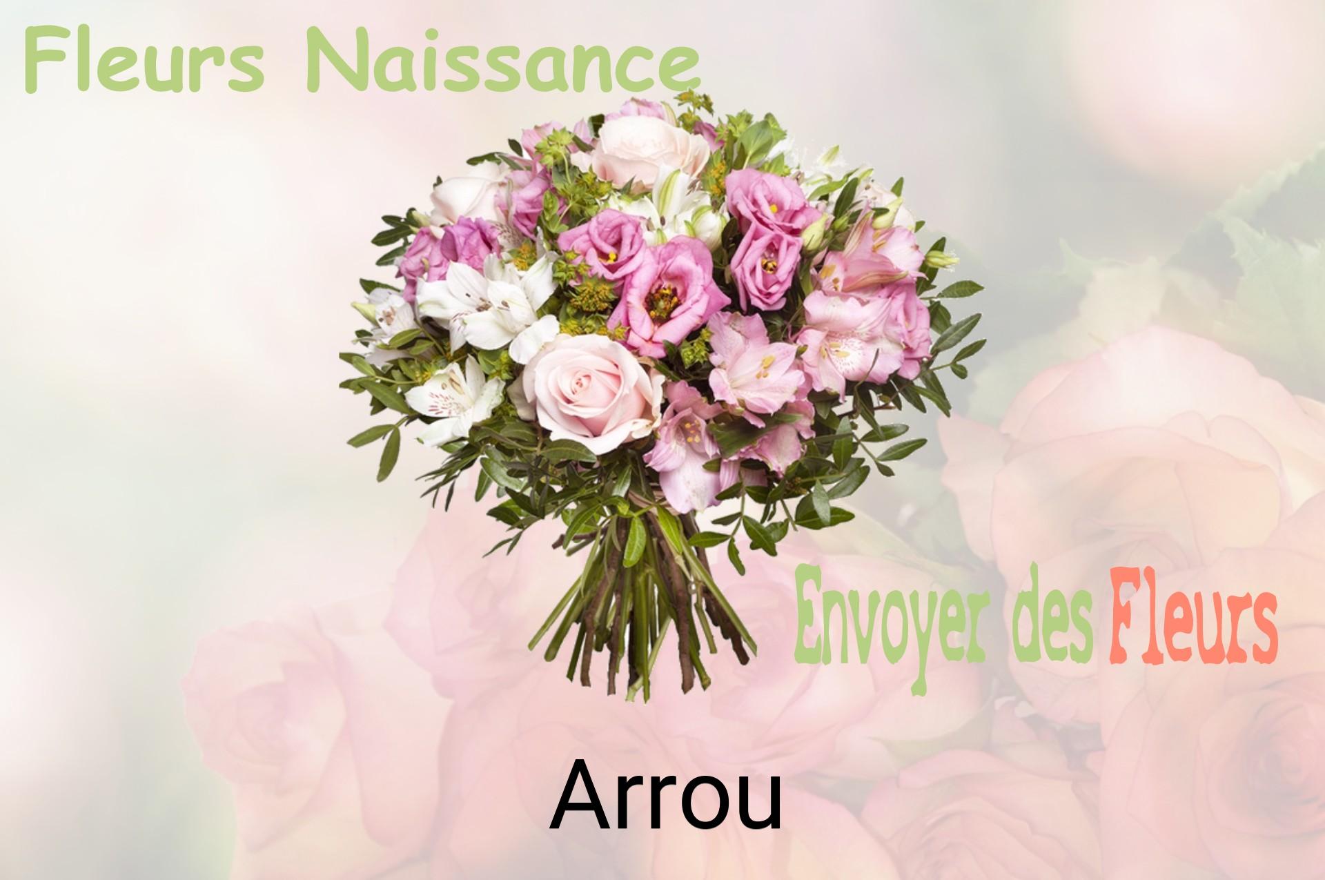 Bouquet de fleurs de naissance livré à Arrou